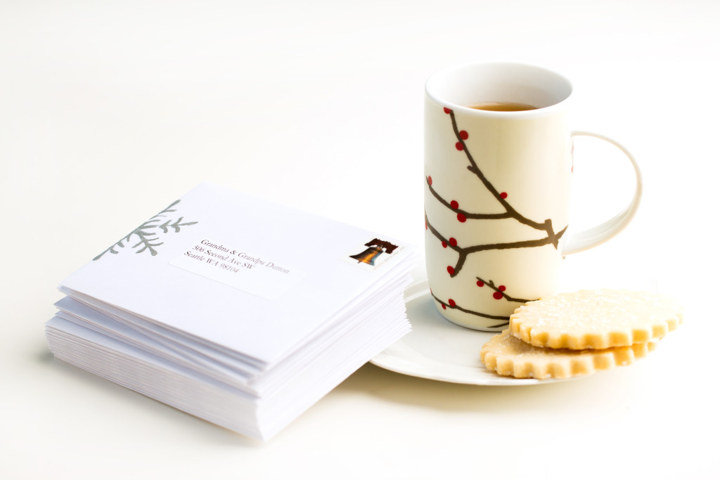 holiday cards cookies