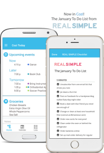 real simple January to do
