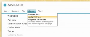 Assign a list