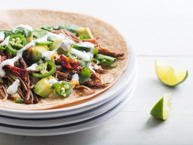 Slow Cooker Flank Steak Fajitas