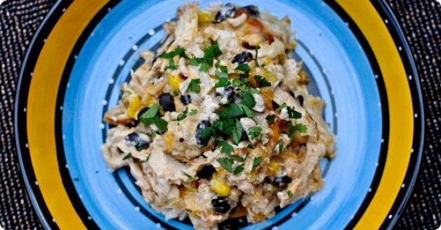 Cheesy Chicken and Rice Bake