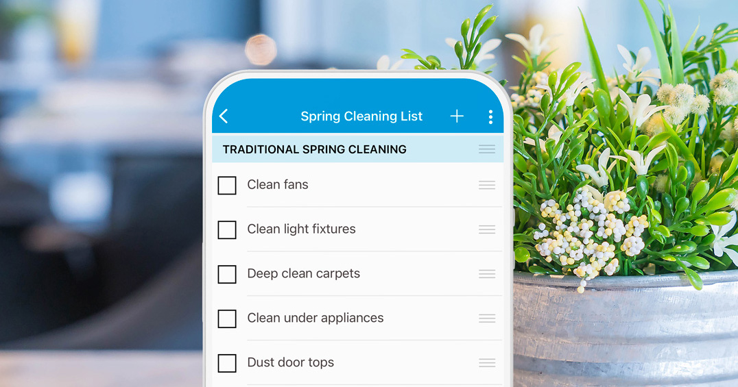 Spring Cleaning List (Add to Cozi)