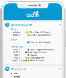 iphone Cozi screenshot