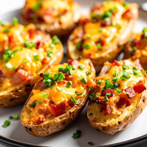 Bacon Cheddar Potato Skins
