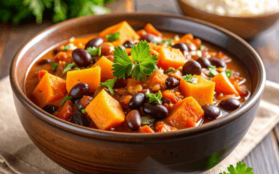 Black Bean and Sweet Potato Chili
