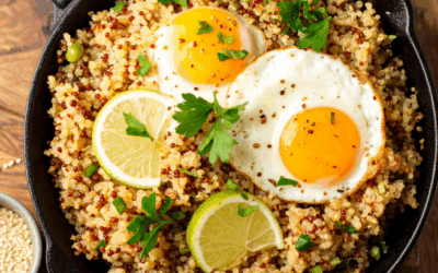 Egg-in-a-Hole Fried Quinoa